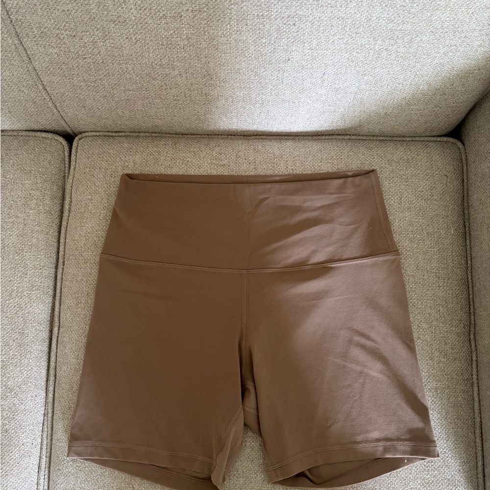 Lululemon high rise align bike shorts